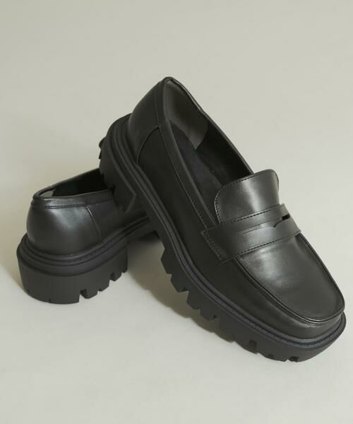 SENSE OF PLACE by URBAN RESEARCH / センスオブプレイス バイ アーバンリサーチ フラットシューズ | トラックソールコインローファー | 詳細12