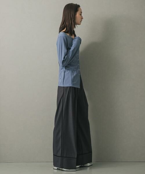 SENSE OF PLACE by URBAN RESEARCH / センスオブプレイス バイ アーバンリサーチ カーディガン・ボレロ | パネルリブカットカーディガン | 詳細6