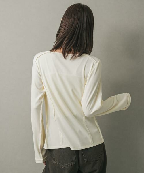 SENSE OF PLACE by URBAN RESEARCH / センスオブプレイス バイ アーバンリサーチ カーディガン・ボレロ | パネルリブカットカーディガン | 詳細16