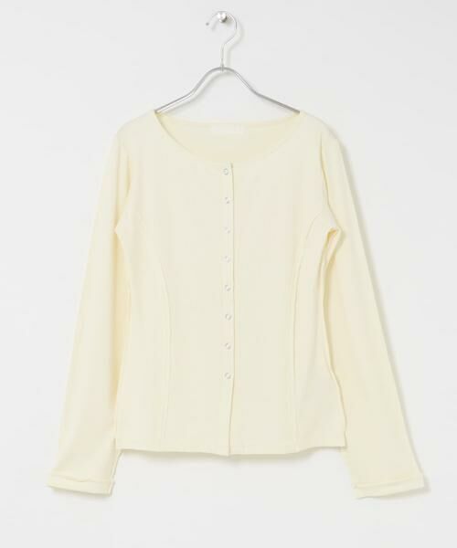 SENSE OF PLACE by URBAN RESEARCH / センスオブプレイス バイ アーバンリサーチ カーディガン・ボレロ | パネルリブカットカーディガン | 詳細21