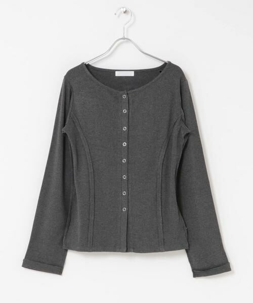 SENSE OF PLACE by URBAN RESEARCH / センスオブプレイス バイ アーバンリサーチ カーディガン・ボレロ | パネルリブカットカーディガン | 詳細30