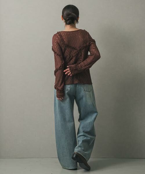 SENSE OF PLACE by URBAN RESEARCH / センスオブプレイス バイ アーバンリサーチ カーディガン・ボレロ | フロントボタンレースカーディガン | 詳細7