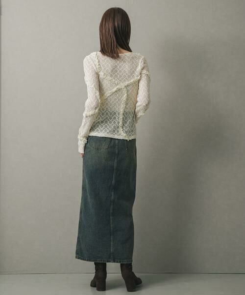 SENSE OF PLACE by URBAN RESEARCH / センスオブプレイス バイ アーバンリサーチ カーディガン・ボレロ | フロントボタンレースカーディガン | 詳細19