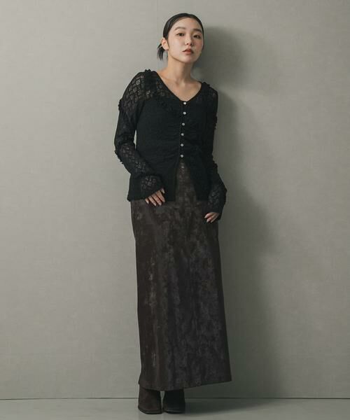 SENSE OF PLACE by URBAN RESEARCH / センスオブプレイス バイ アーバンリサーチ カーディガン・ボレロ | フロントボタンレースカーディガン | 詳細29
