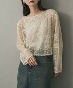 SENSE OF PLACE by URBAN RESEARCH / センスオブプレイス バイ アーバンリサーチ Tシャツ | コードシシュウメッシュトップ