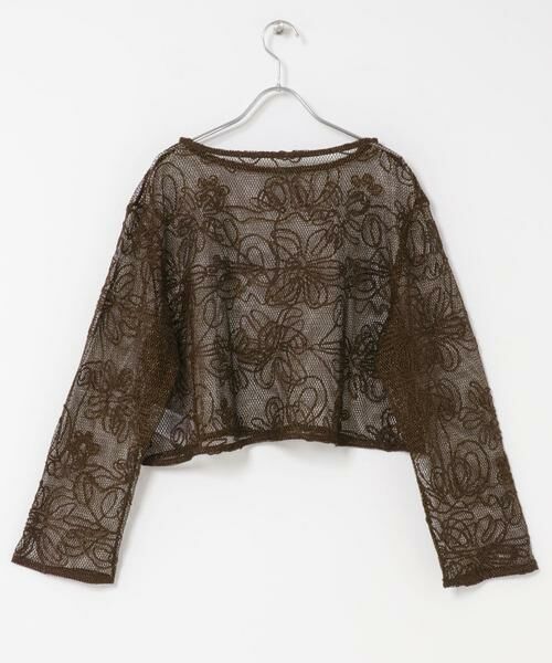 SENSE OF PLACE by URBAN RESEARCH / センスオブプレイス バイ アーバンリサーチ Tシャツ | コードシシュウメッシュトップ | 詳細10