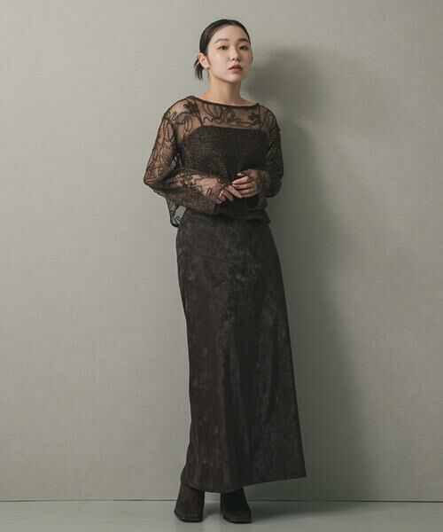 SENSE OF PLACE by URBAN RESEARCH / センスオブプレイス バイ アーバンリサーチ Tシャツ | コードシシュウメッシュトップ | 詳細5