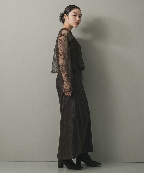 SENSE OF PLACE by URBAN RESEARCH / センスオブプレイス バイ アーバンリサーチ Tシャツ | コードシシュウメッシュトップ | 詳細7