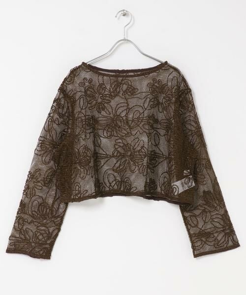 SENSE OF PLACE by URBAN RESEARCH / センスオブプレイス バイ アーバンリサーチ Tシャツ | コードシシュウメッシュトップ | 詳細8