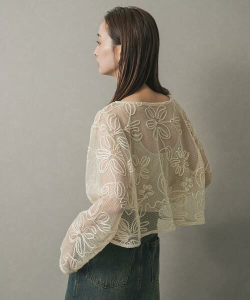 SENSE OF PLACE by URBAN RESEARCH / センスオブプレイス バイ アーバンリサーチ Tシャツ | コードシシュウメッシュトップ | 詳細17