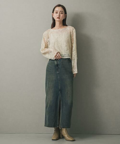 SENSE OF PLACE by URBAN RESEARCH / センスオブプレイス バイ アーバンリサーチ Tシャツ | コードシシュウメッシュトップ | 詳細18