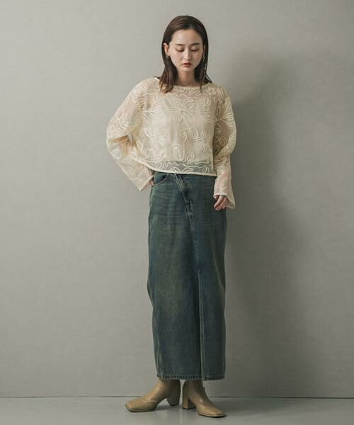 SENSE OF PLACE by URBAN RESEARCH / センスオブプレイス バイ アーバンリサーチ Tシャツ | コードシシュウメッシュトップ | 詳細19