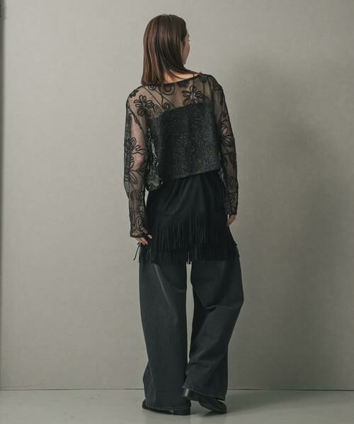 SENSE OF PLACE by URBAN RESEARCH / センスオブプレイス バイ アーバンリサーチ Tシャツ | コードシシュウメッシュトップ | 詳細29