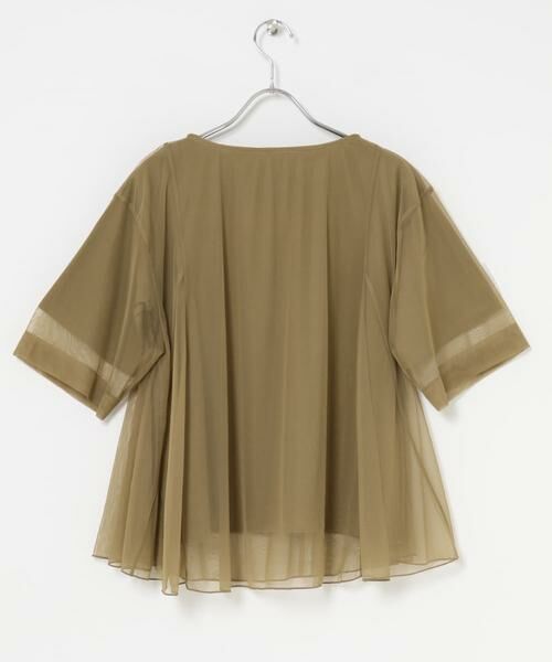 SENSE OF PLACE by URBAN RESEARCH / センスオブプレイス バイ アーバンリサーチ Tシャツ | チュールレイヤードカットトップ | 詳細10