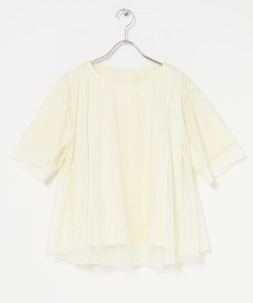 SENSE OF PLACE by URBAN RESEARCH / センスオブプレイス バイ アーバンリサーチ Tシャツ | チュールレイヤードカットトップ | 詳細22