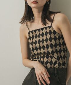 SENSE OF PLACE by URBAN RESEARCH / センスオブプレイス バイ アーバンリサーチ キャミソール・チューブトップ | パターンダブルストラップキャミ