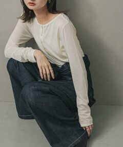 SENSE OF PLACE by URBAN RESEARCH / センスオブプレイス バイ アーバンリサーチ Tシャツ | ヘンリーネックプレーンカットトップ