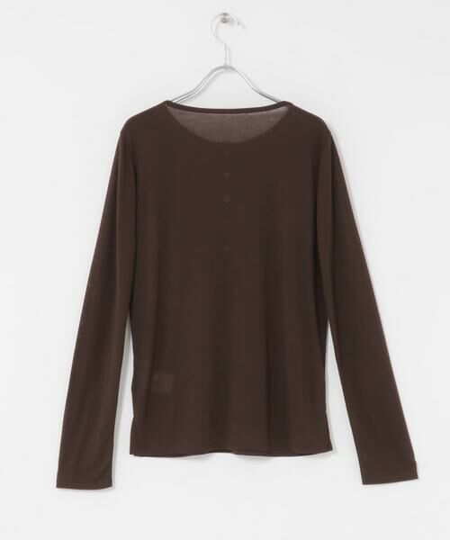 SENSE OF PLACE by URBAN RESEARCH / センスオブプレイス バイ アーバンリサーチ Tシャツ | ヘンリーネックプレーンカットトップ | 詳細11