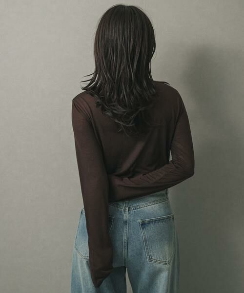 SENSE OF PLACE by URBAN RESEARCH / センスオブプレイス バイ アーバンリサーチ Tシャツ | ヘンリーネックプレーンカットトップ | 詳細4