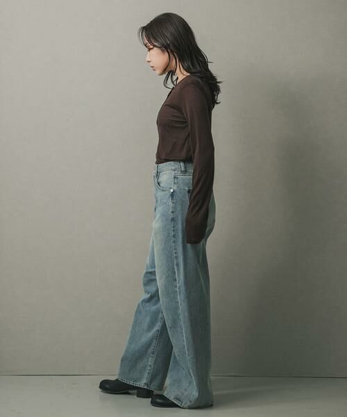 SENSE OF PLACE by URBAN RESEARCH / センスオブプレイス バイ アーバンリサーチ Tシャツ | ヘンリーネックプレーンカットトップ | 詳細6