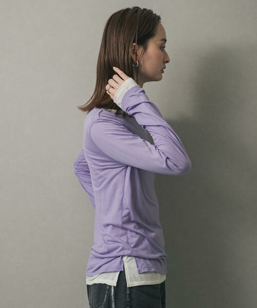 SENSE OF PLACE by URBAN RESEARCH / センスオブプレイス バイ アーバンリサーチ Tシャツ | ヘンリーネックプレーンカットトップ | 詳細16