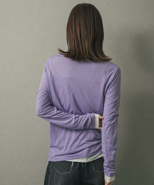 SENSE OF PLACE by URBAN RESEARCH / センスオブプレイス バイ アーバンリサーチ Tシャツ | ヘンリーネックプレーンカットトップ | 詳細17