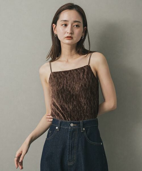 SENSE OF PLACE by URBAN RESEARCH / センスオブプレイス バイ アーバンリサーチ キャミソール・チューブトップ | ベロアキャミソール | 詳細5