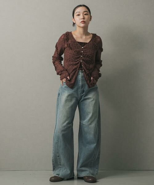 SENSE OF PLACE by URBAN RESEARCH / センスオブプレイス バイ アーバンリサーチ キャミソール・チューブトップ | ベロアキャミソール | 詳細7