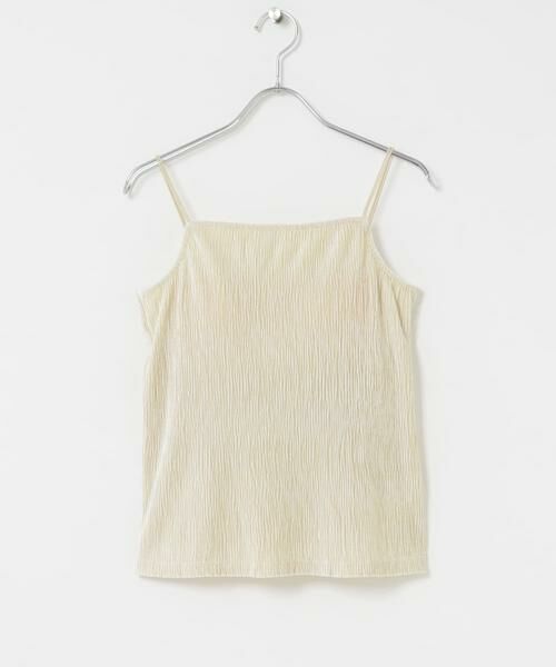 SENSE OF PLACE by URBAN RESEARCH / センスオブプレイス バイ アーバンリサーチ キャミソール・チューブトップ | ベロアキャミソール | 詳細21