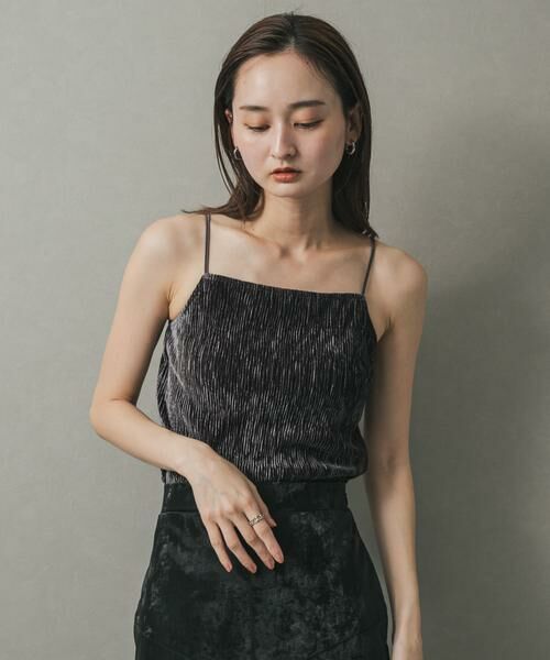 SENSE OF PLACE by URBAN RESEARCH / センスオブプレイス バイ アーバンリサーチ キャミソール・チューブトップ | ベロアキャミソール | 詳細24