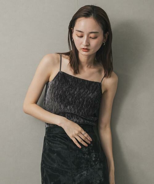 SENSE OF PLACE by URBAN RESEARCH / センスオブプレイス バイ アーバンリサーチ キャミソール・チューブトップ | ベロアキャミソール | 詳細25