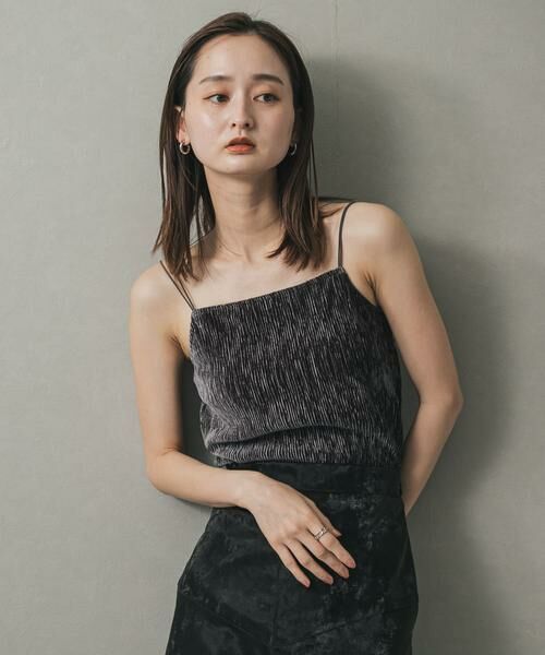 SENSE OF PLACE by URBAN RESEARCH / センスオブプレイス バイ アーバンリサーチ キャミソール・チューブトップ | ベロアキャミソール | 詳細26