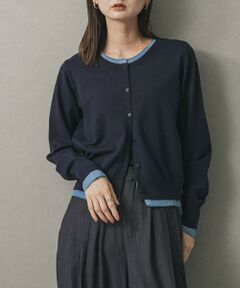 SENSE OF PLACE by URBAN RESEARCH / センスオブプレイス バイ アーバンリサーチ ニット・セーター | 『一部WEB限定カラー』レイヤードバイカラーニットカーディガン