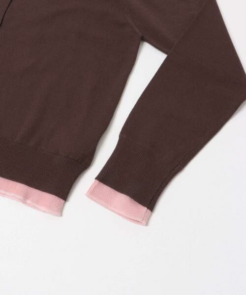 SENSE OF PLACE by URBAN RESEARCH / センスオブプレイス バイ アーバンリサーチ ニット・セーター | 『一部WEB限定カラー』レイヤードバイカラーニットカーディガン | 詳細10