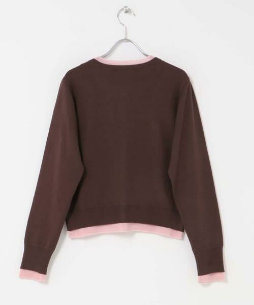 SENSE OF PLACE by URBAN RESEARCH / センスオブプレイス バイ アーバンリサーチ ニット・セーター | 『一部WEB限定カラー』レイヤードバイカラーニットカーディガン | 詳細11