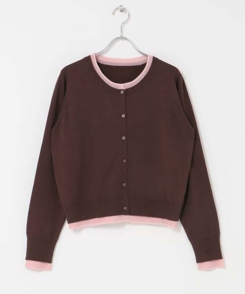 SENSE OF PLACE by URBAN RESEARCH / センスオブプレイス バイ アーバンリサーチ ニット・セーター | 『一部WEB限定カラー』レイヤードバイカラーニットカーディガン | 詳細8