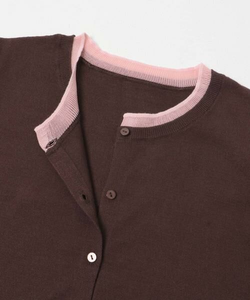 SENSE OF PLACE by URBAN RESEARCH / センスオブプレイス バイ アーバンリサーチ ニット・セーター | 『一部WEB限定カラー』レイヤードバイカラーニットカーディガン | 詳細9