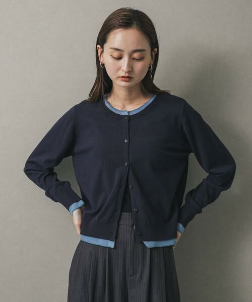 SENSE OF PLACE by URBAN RESEARCH / センスオブプレイス バイ アーバンリサーチ ニット・セーター | 『一部WEB限定カラー』レイヤードバイカラーニットカーディガン | 詳細17