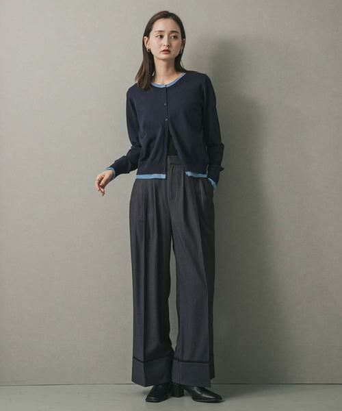 SENSE OF PLACE by URBAN RESEARCH / センスオブプレイス バイ アーバンリサーチ ニット・セーター | 『一部WEB限定カラー』レイヤードバイカラーニットカーディガン | 詳細20