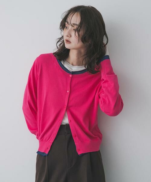 SENSE OF PLACE by URBAN RESEARCH / センスオブプレイス バイ アーバンリサーチ ニット・セーター | 『一部WEB限定カラー』レイヤードバイカラーニットカーディガン | 詳細25