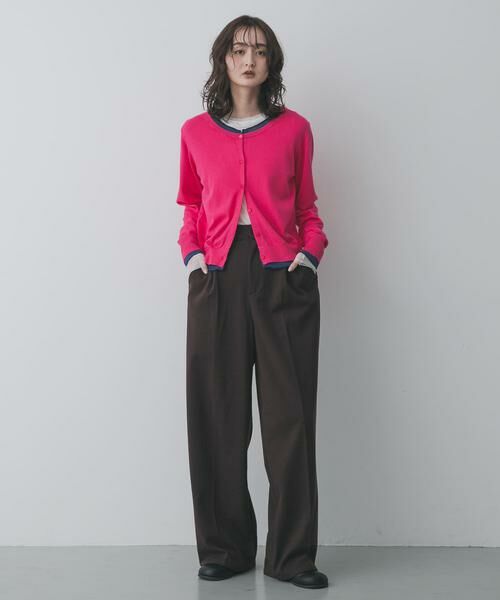 SENSE OF PLACE by URBAN RESEARCH / センスオブプレイス バイ アーバンリサーチ ニット・セーター | 『一部WEB限定カラー』レイヤードバイカラーニットカーディガン | 詳細27