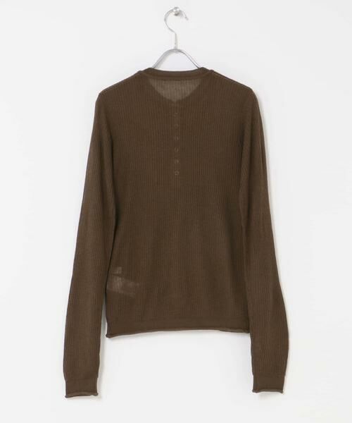 SENSE OF PLACE by URBAN RESEARCH / センスオブプレイス バイ アーバンリサーチ ニット・セーター | シアーヘンリーネックセーター | 詳細10