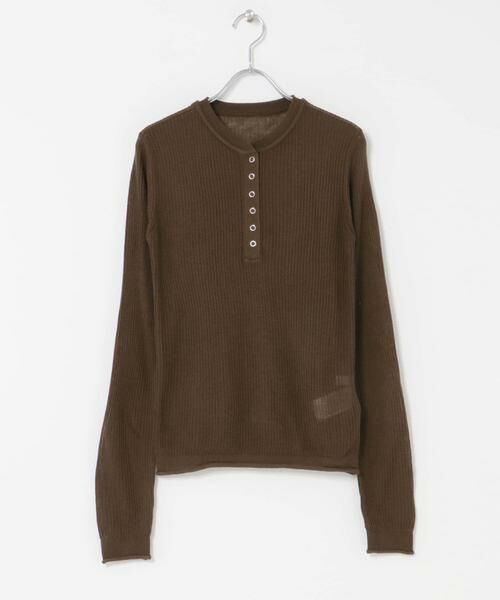 SENSE OF PLACE by URBAN RESEARCH / センスオブプレイス バイ アーバンリサーチ ニット・セーター | シアーヘンリーネックセーター | 詳細8