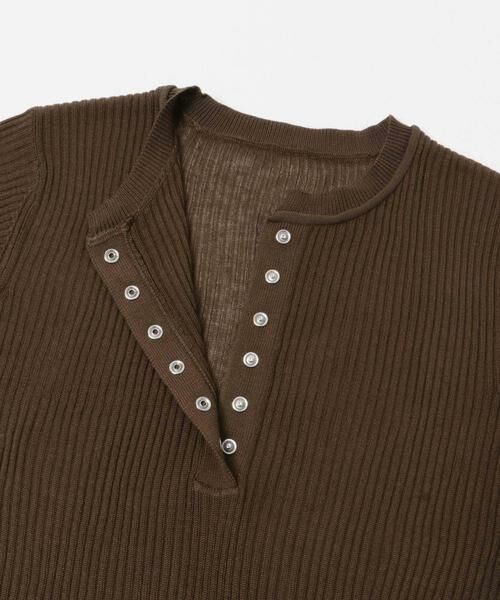 SENSE OF PLACE by URBAN RESEARCH / センスオブプレイス バイ アーバンリサーチ ニット・セーター | シアーヘンリーネックセーター | 詳細9