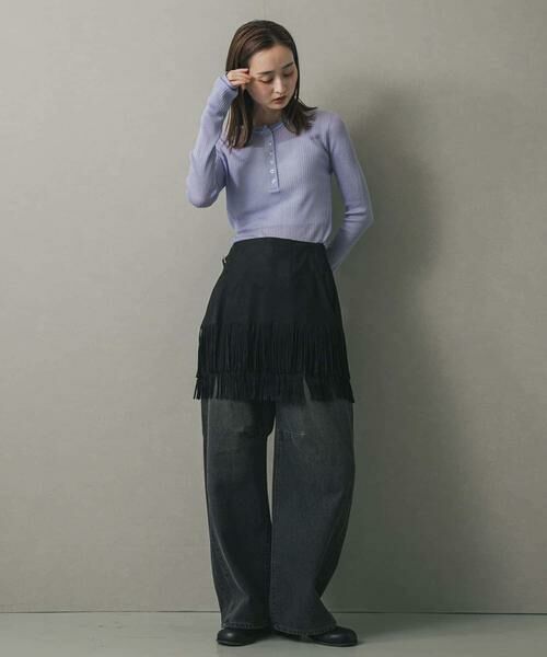 SENSE OF PLACE by URBAN RESEARCH / センスオブプレイス バイ アーバンリサーチ ニット・セーター | シアーヘンリーネックセーター | 詳細19