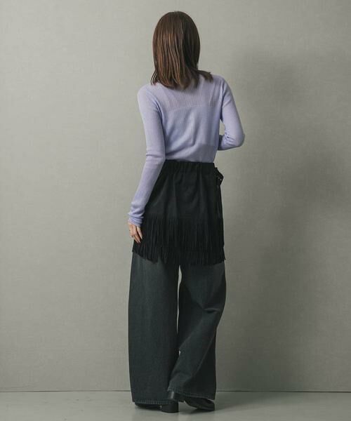 SENSE OF PLACE by URBAN RESEARCH / センスオブプレイス バイ アーバンリサーチ ニット・セーター | シアーヘンリーネックセーター | 詳細20