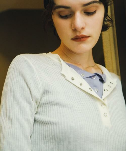 SENSE OF PLACE by URBAN RESEARCH / センスオブプレイス バイ アーバンリサーチ ニット・セーター | シアーヘンリーネックセーター | 詳細30