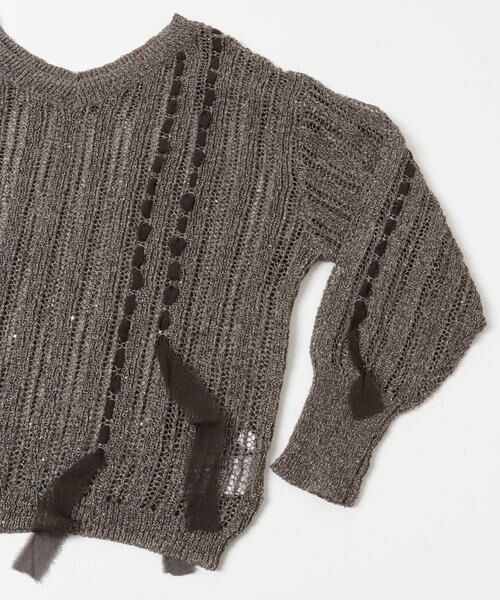 SENSE OF PLACE by URBAN RESEARCH / センスオブプレイス バイ アーバンリサーチ ニット・セーター | メッシュテープニット | 詳細10