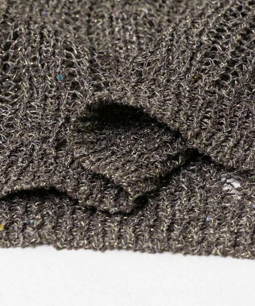 SENSE OF PLACE by URBAN RESEARCH / センスオブプレイス バイ アーバンリサーチ ニット・セーター | メッシュテープニット | 詳細12