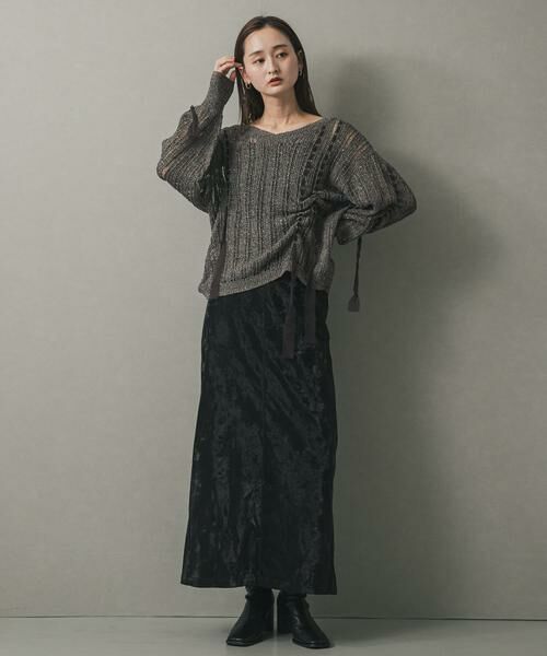 SENSE OF PLACE by URBAN RESEARCH / センスオブプレイス バイ アーバンリサーチ ニット・セーター | メッシュテープニット | 詳細5
